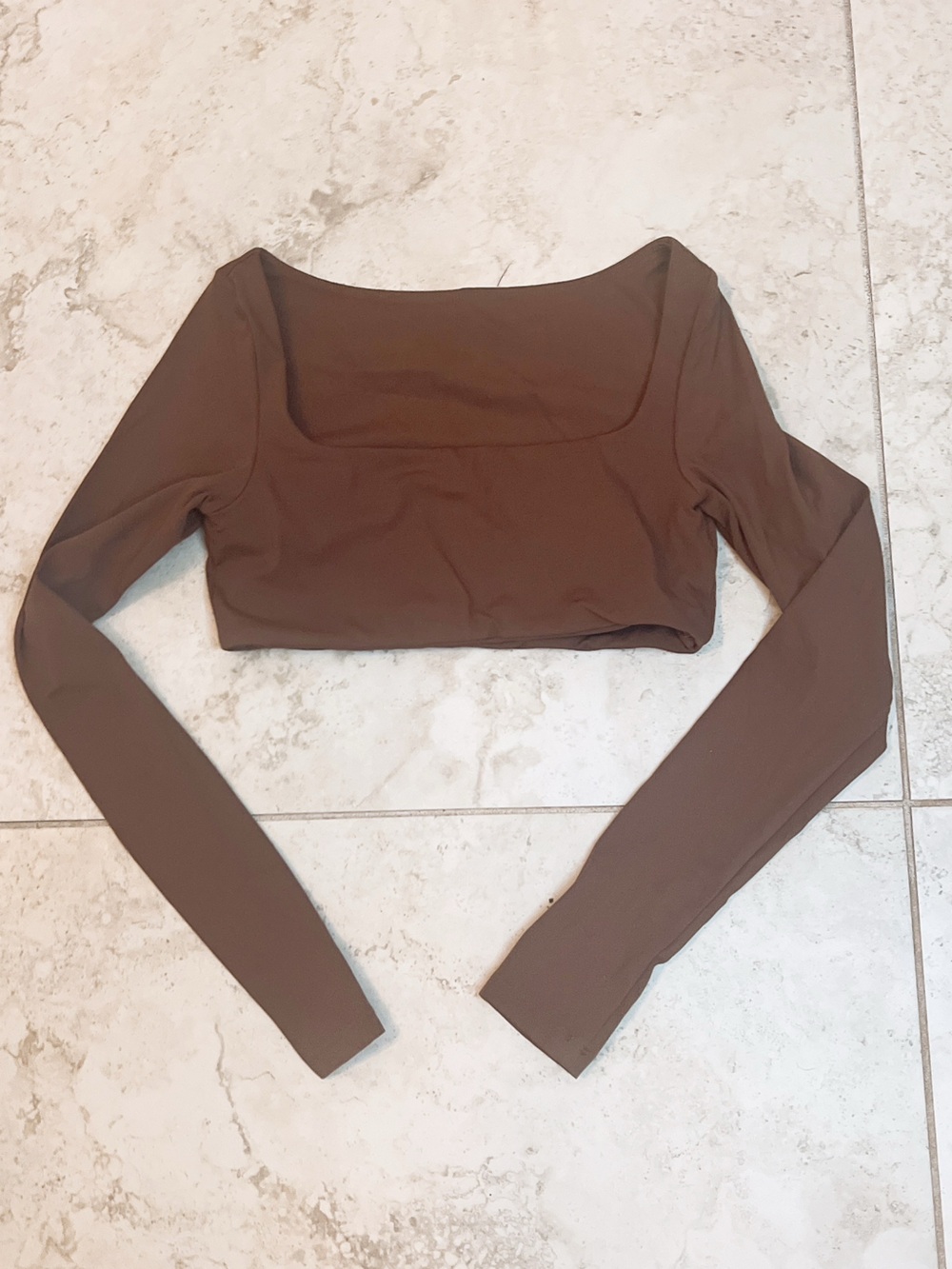 Free- Square neck crop top